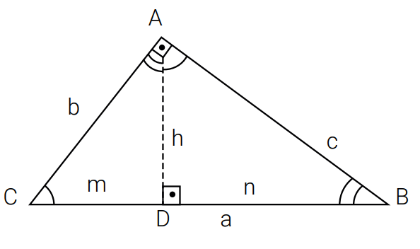 relações metricas no triangulo retangulo catetos hipotenusa - Pesquisa  Google